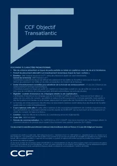 Brochure CCF Objectif Transatlantic