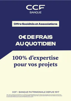 Dépliant Offre Sociétés & Associations