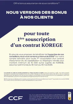 Dépliant Contrat KOREGE