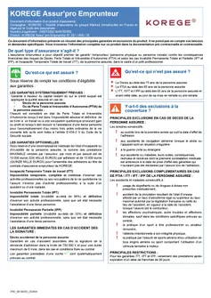 IPID Assur pret pro emprunteur
