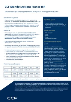 Fiche Mandat Actions France ISR