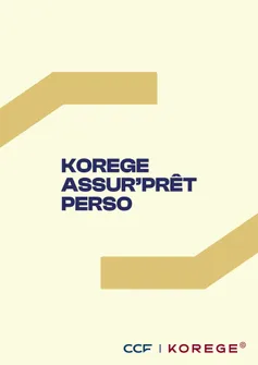 KOREGE Assurance Prêt Perso