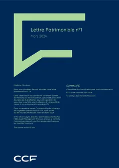 Lettre patrimoniale n° 1 - mars 2024