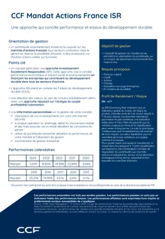 Fiche GD Mandat Actions France ISR