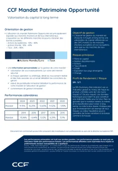 Fiche GD Mandat Patrimoine Opportunité